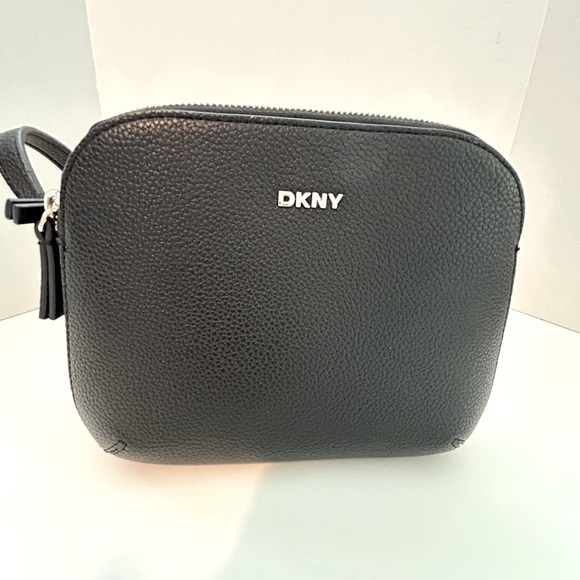 DKNY Black Pebbled Shoulder Bag - Picture 6 of 14